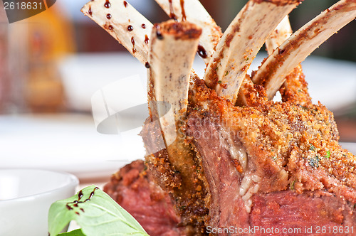 Image of roasted lamb rib