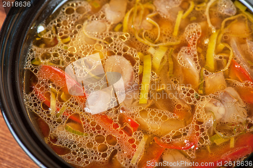 Image of Fresh vegetable soup