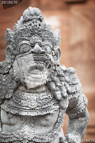 Image of Sculpture of the mythical guard. Indonesia, Bali