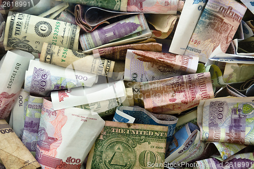 Image of Money used in Cambodia - financial background