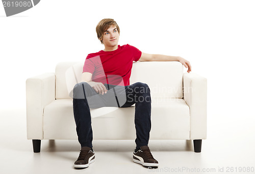 Image of Man on the couch
