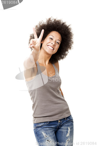 Image of Optimistc woman