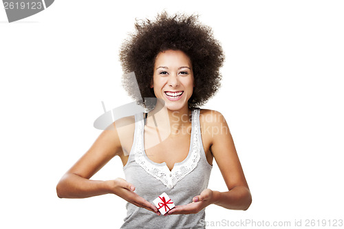Image of Holding a gift