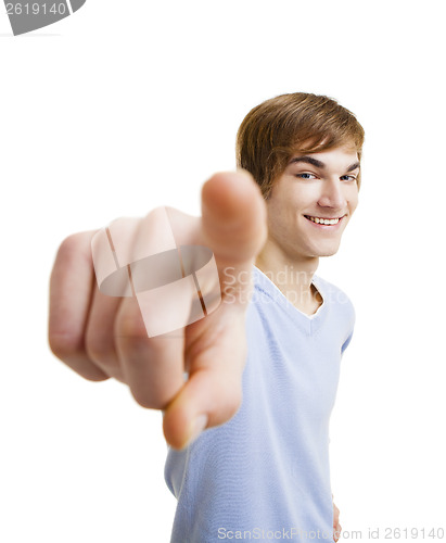 Image of Pointing to you