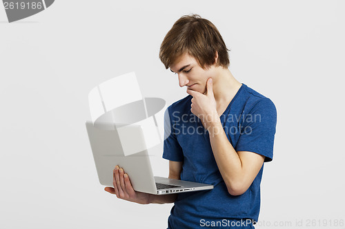Image of Man with a laptop
