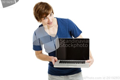 Image of Man with a laptop