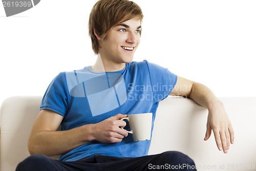 Image of Drinking coffee