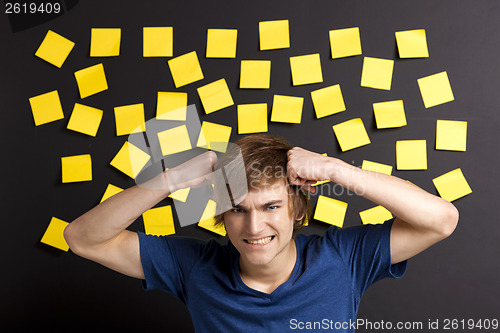 Image of Stressed student