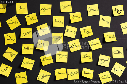 Image of Yellow notes