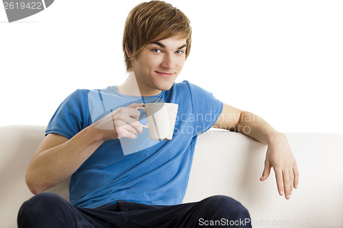 Image of Drinking coffee