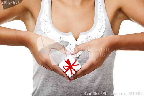 Image of Holding a gift