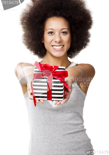 Image of Holding a gift