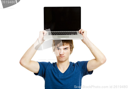 Image of Man with a laptop