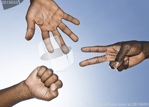Image of Paper, scissors, rock