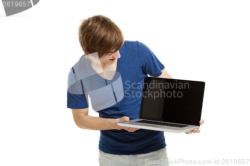 Image of Man with a laptop
