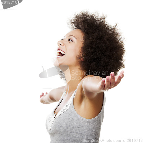 Image of Woman laughing