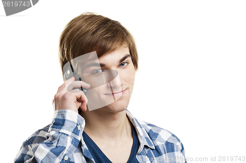 Image of Talking on phone
