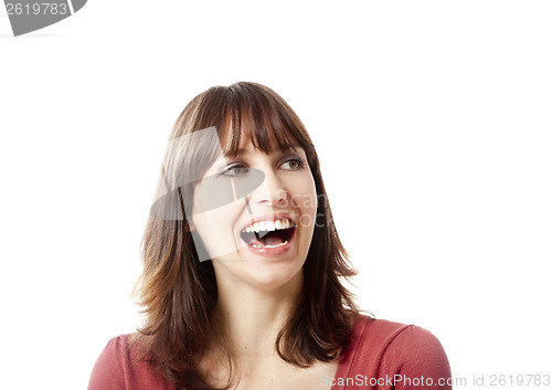 Image of Woman laughing