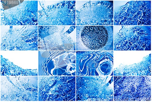 Image of Blue water