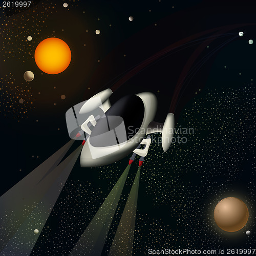 Image of Illustration of a spacecraft