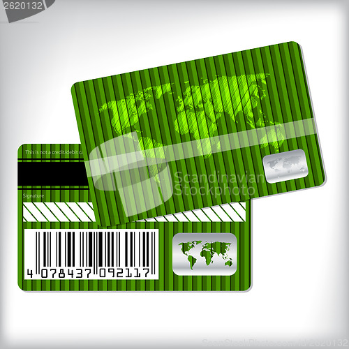 Image of Green loyalty card design