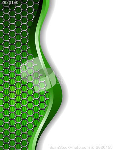 Image of Abstract green white background