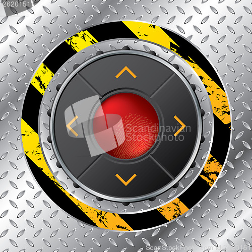 Image of Industrial background with buttons