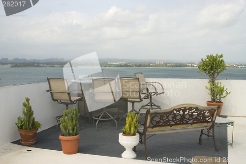 Image of rooftop view san juan harbor