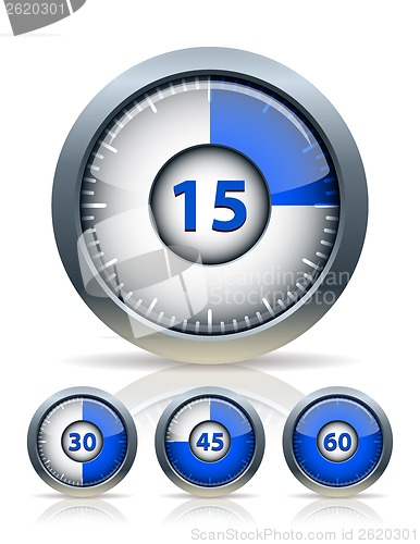 Image of Set of timer clock