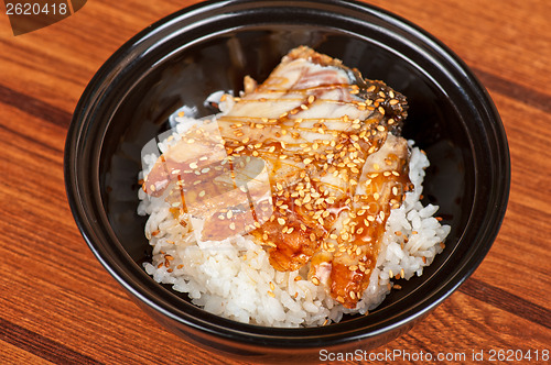 Image of eel with rice