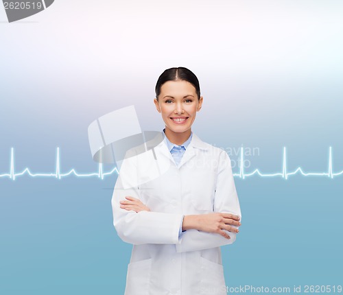 Image of smiling female doctor