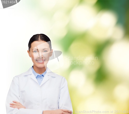 Image of smiling female doctor
