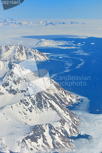 Image of Winter landscape - Panorama at north pole