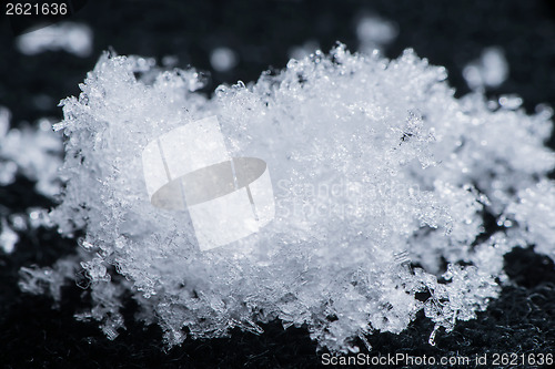 Image of Close up snow