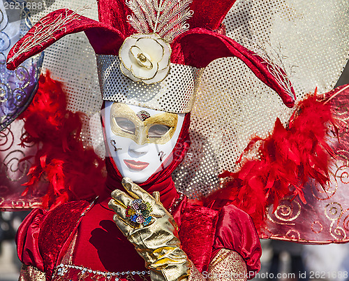 Image of Venetian Mask Blowing a Kiss