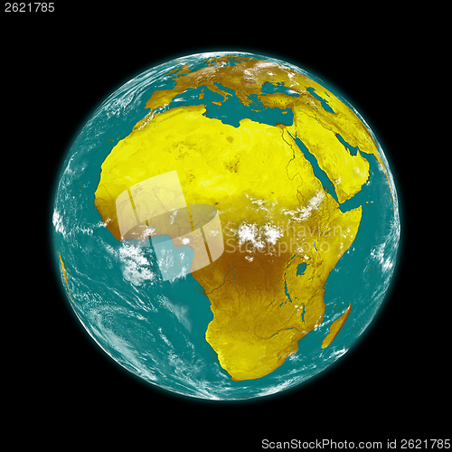 Image of Africa on Earth