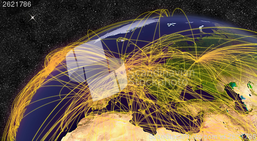 Image of Air travel in Europe