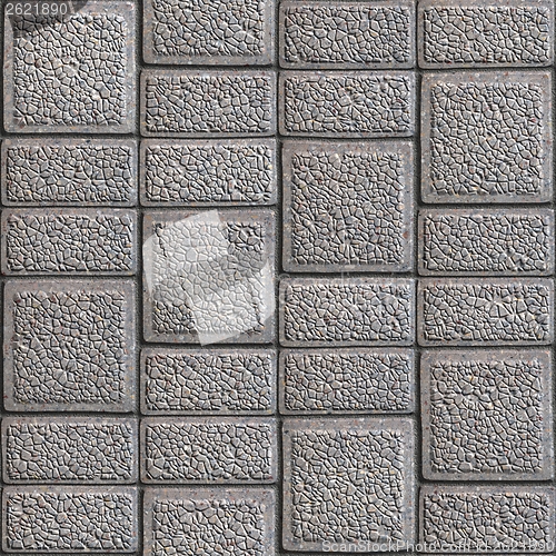 Image of Grainy Paving Slabs. Seamless Tileable Texture.