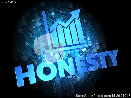 Image of Honesty Concept on Digital Background.