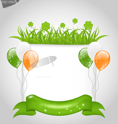 Image of cute nature background for St. Patrick's Day