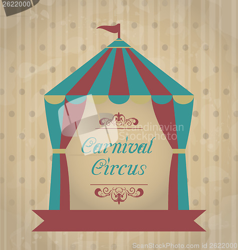 Image of Vintage carnival poster for your advertising