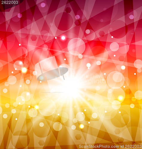 Image of Abstract background with sun rays