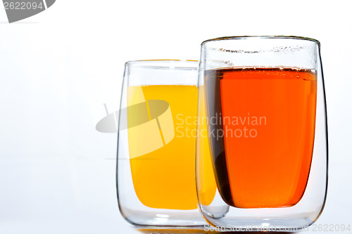 Image of two glasses with drinks