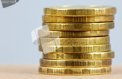 Image of coins in stack