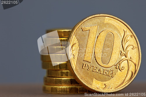 Image of coins in stack