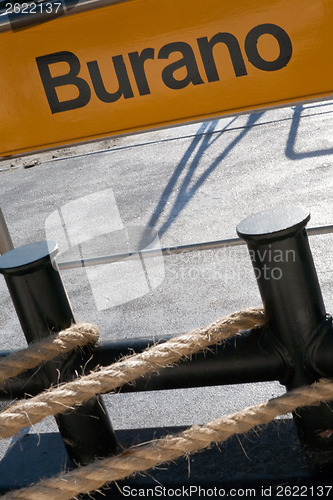 Image of Burano island pier