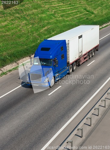 Image of Truck on highway