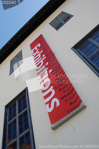 Image of Exhibitions sign