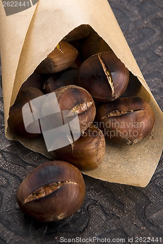 Image of Delicious roasted chestnuts