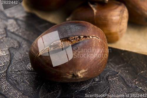 Image of Delicious roasted chestnuts